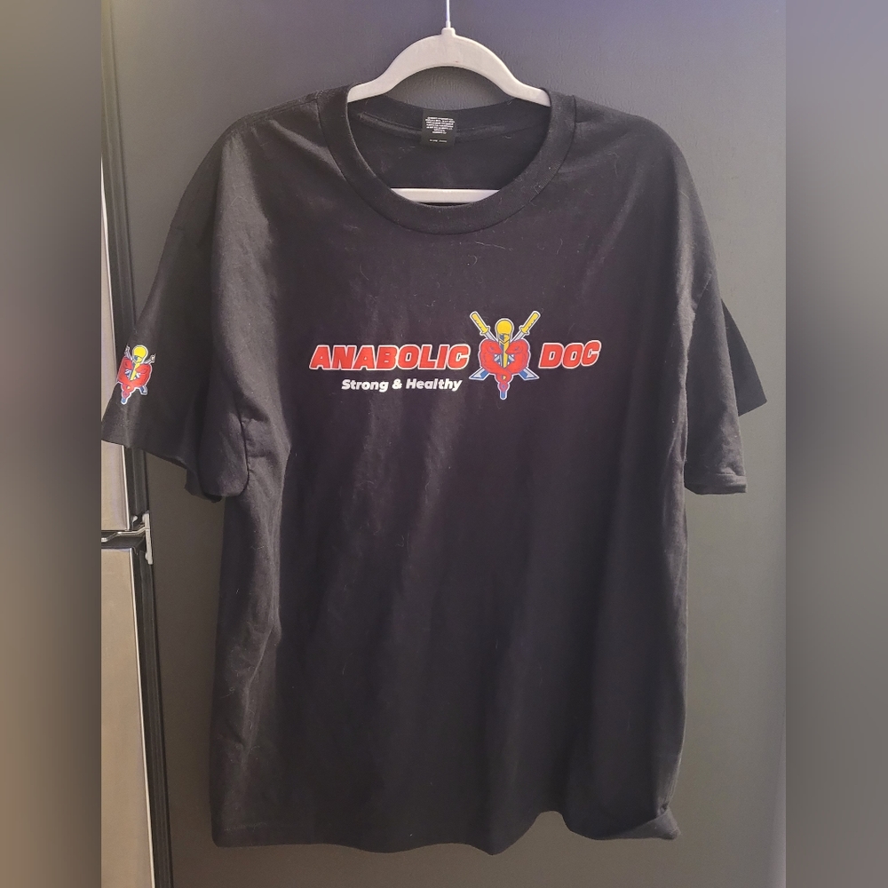 Anabolic doc - t-shirt - xl - used like new bodybuilding